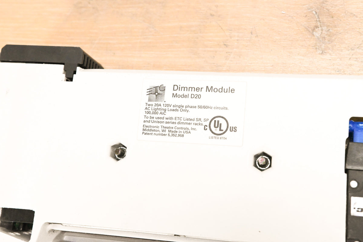 ETC D20 Dual 20A Dimmer Module (Pack of 4)