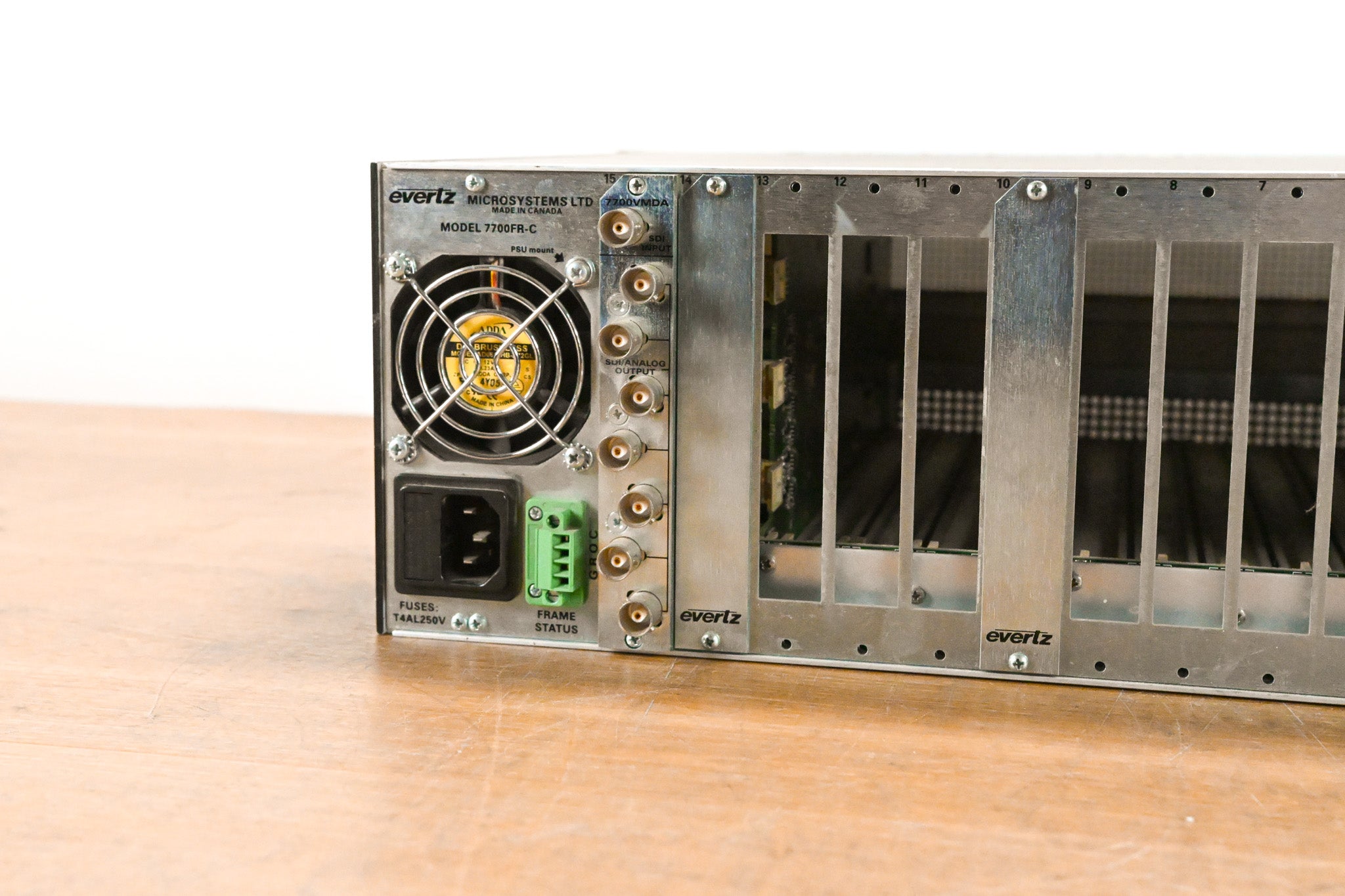 Evertz 7700FR-C MultiFrame Chassis with Cards