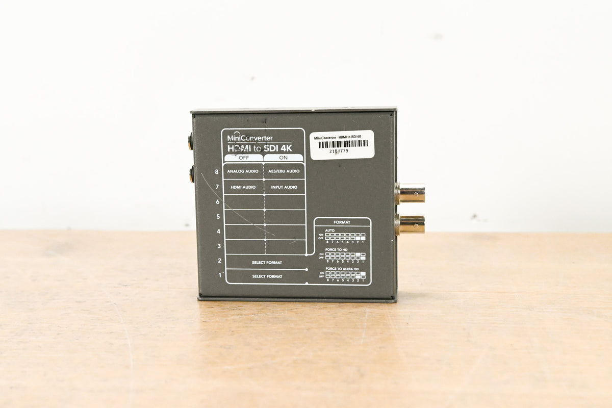 Blackmagic Design Mini Converter HDMI to SDI 4K (NO POWER SUPPLY)