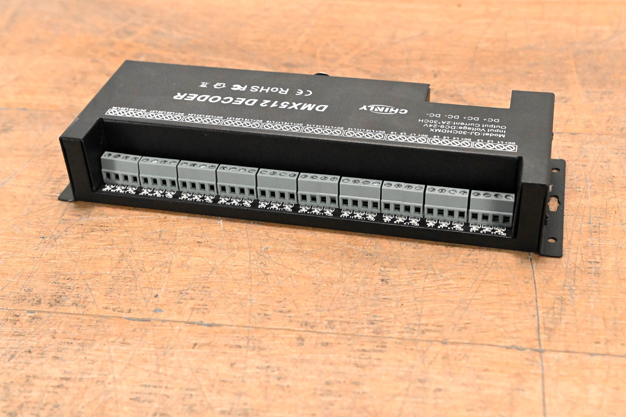 Chinly QJ-30CHDMX 30-Channel DMX512 Decoder