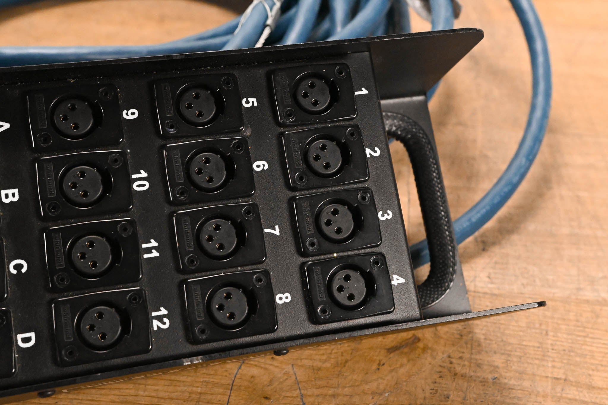 Whirlwind Medusa 12x4 XLR Stage Box to Fanout Snake - 100ft