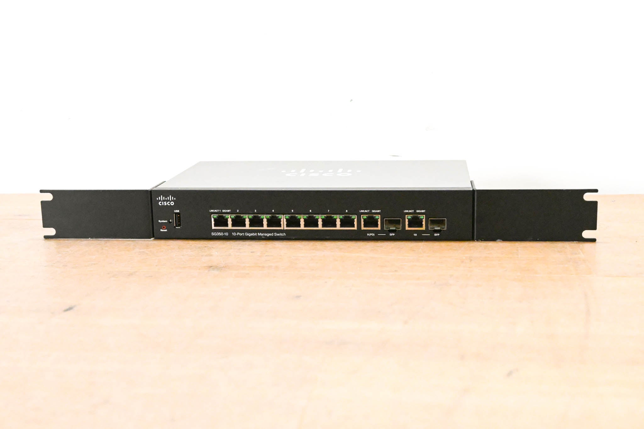 Cisco SG350-10 10-Port Gigabit Managed Switch (NO POWER SUPPLY)