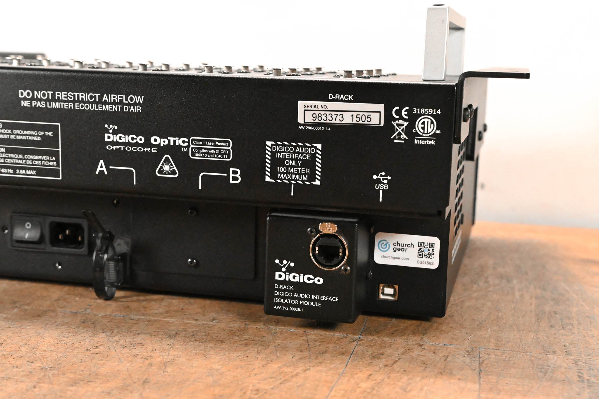 DiGiCo D-Rack 32 x 8 Cat 6 Analog I/O Stage Box