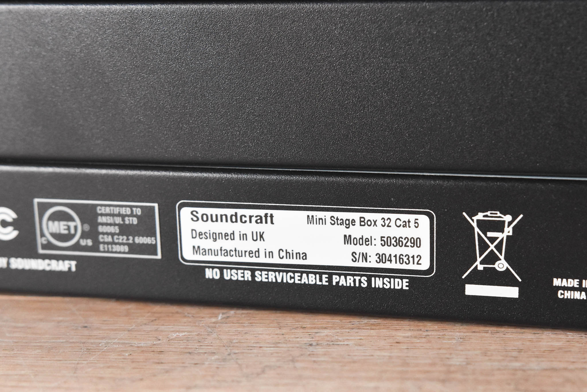 Soundcraft Mini Stagebox 32 Cat 5 32-Ch. Digital Stagebox with MADI Card