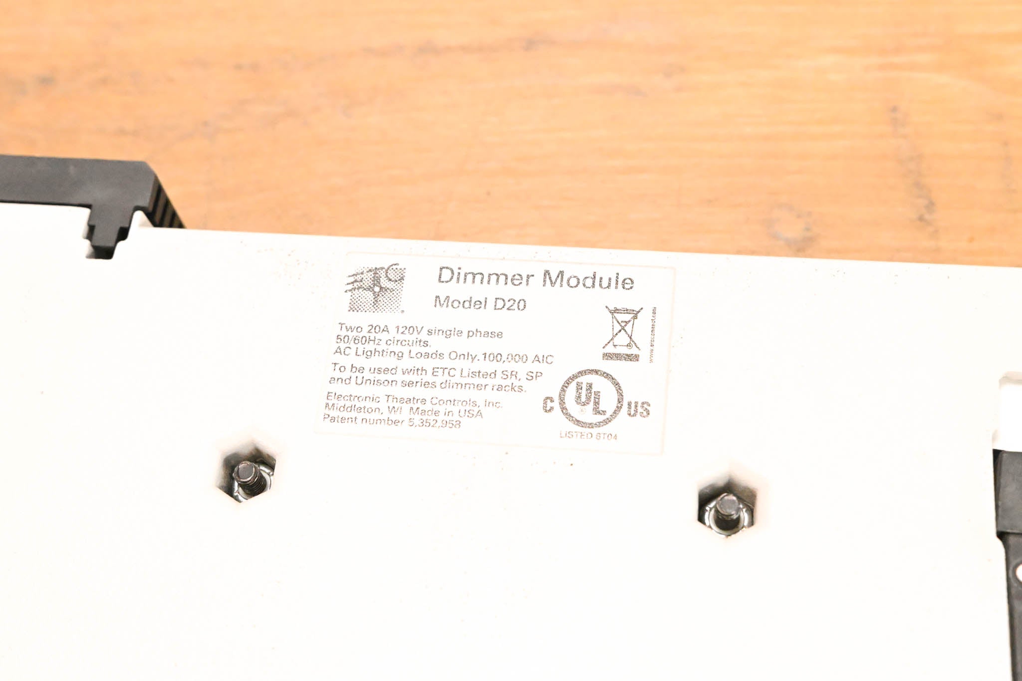 ETC D20 Dual 20A Dimmer Module (PAIR)