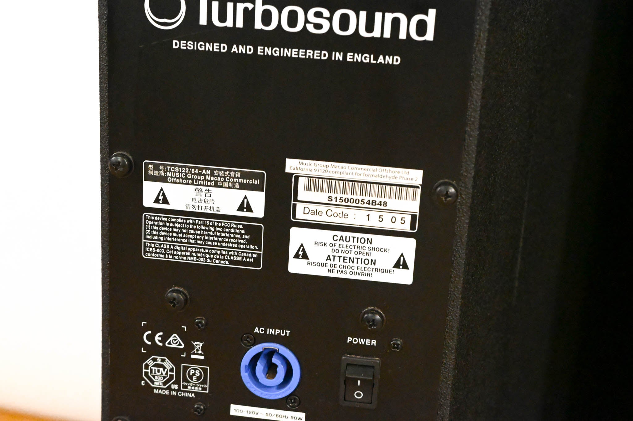 Turbosound TCS122/64-AN 12" 2-Way Powered Loudspeaker (PAIR)