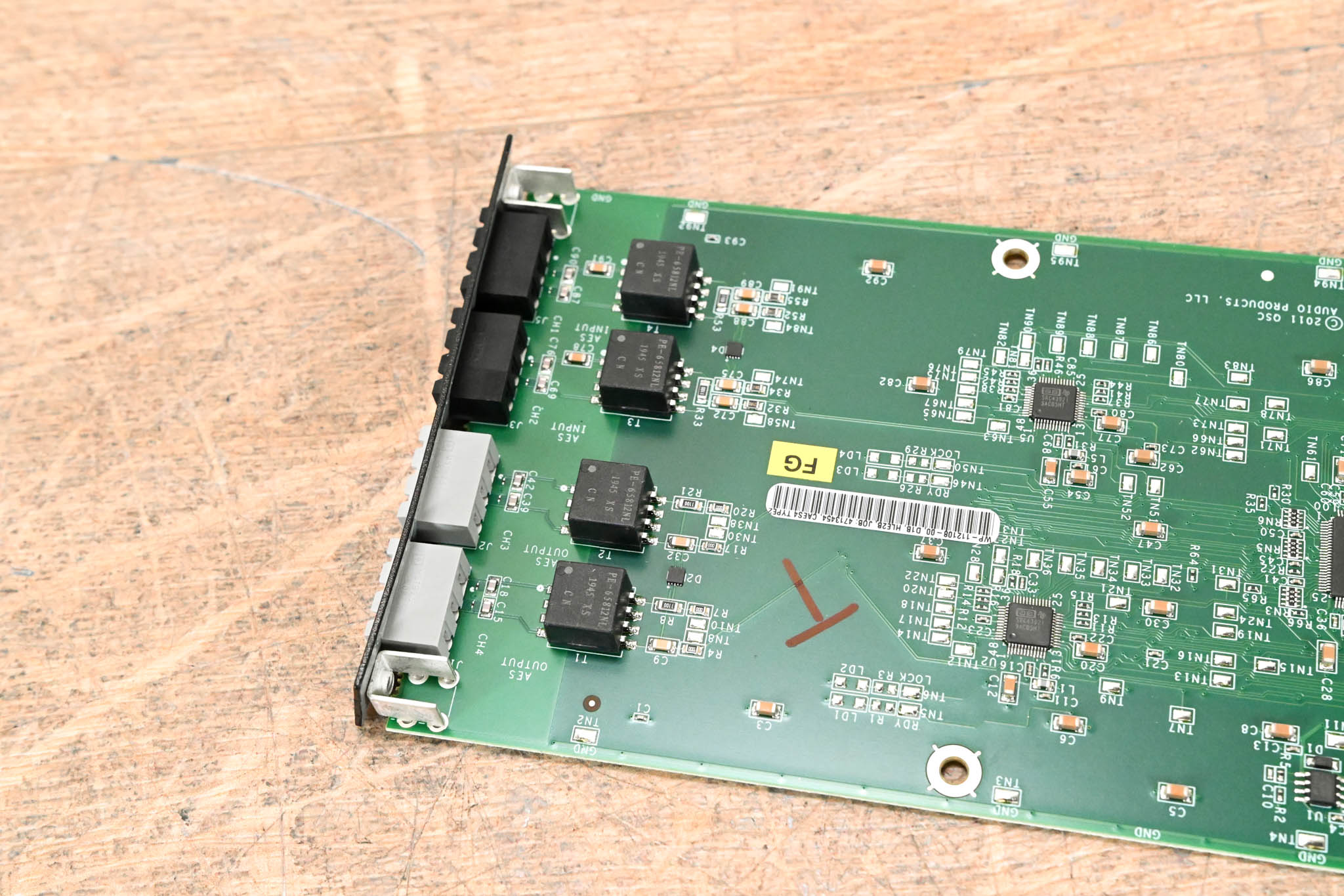 QSC CAES4 Q-SYS AES-3 Digital Input/Output Card