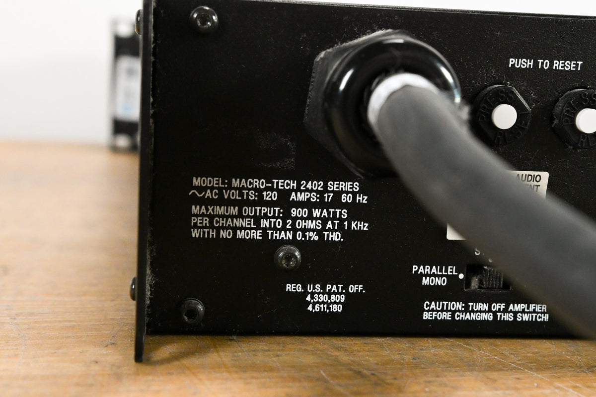 Crown Macro-Tech 2402 2-Channel Power Amplifier