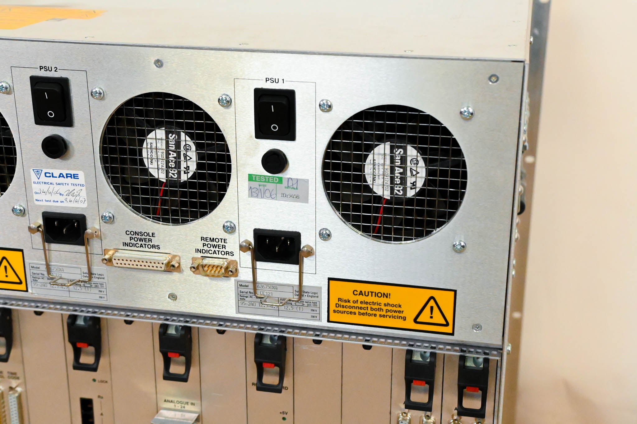 Solid State Logic 626750X4 Centuri Frame Console and Cards