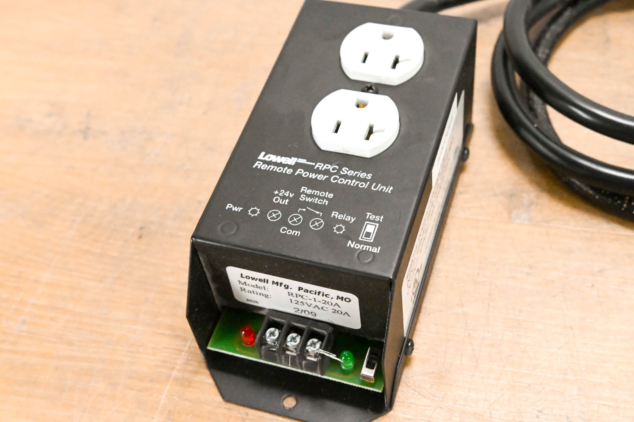 Lowell RPC-1-20A 20A Remote Power Control Unit