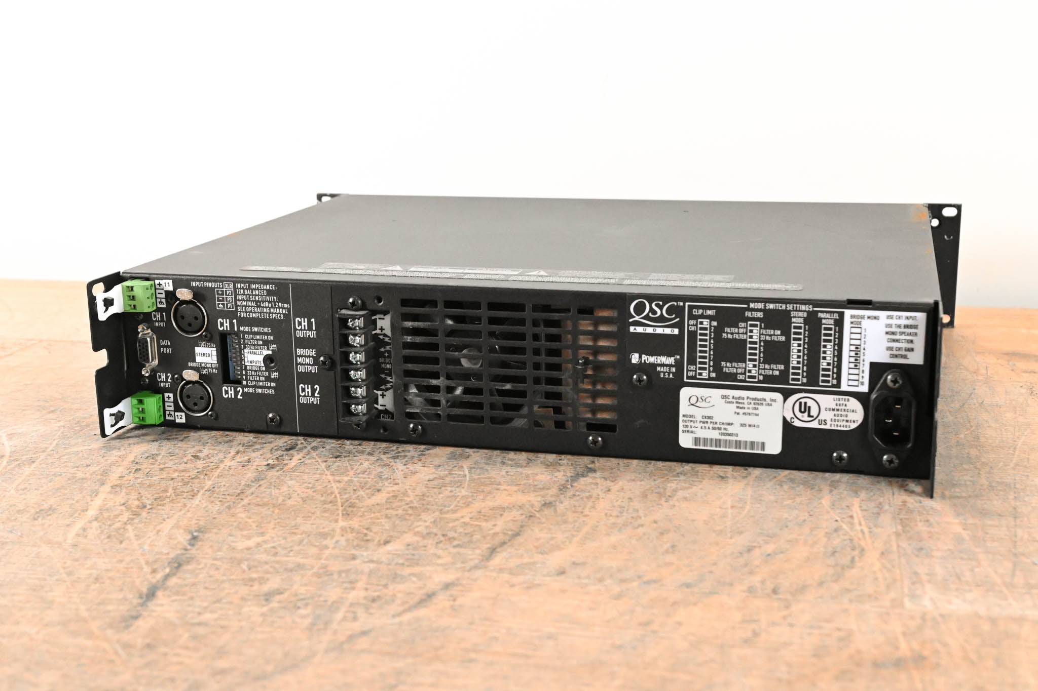 QSC CX302 2-Channel Power Amplifier