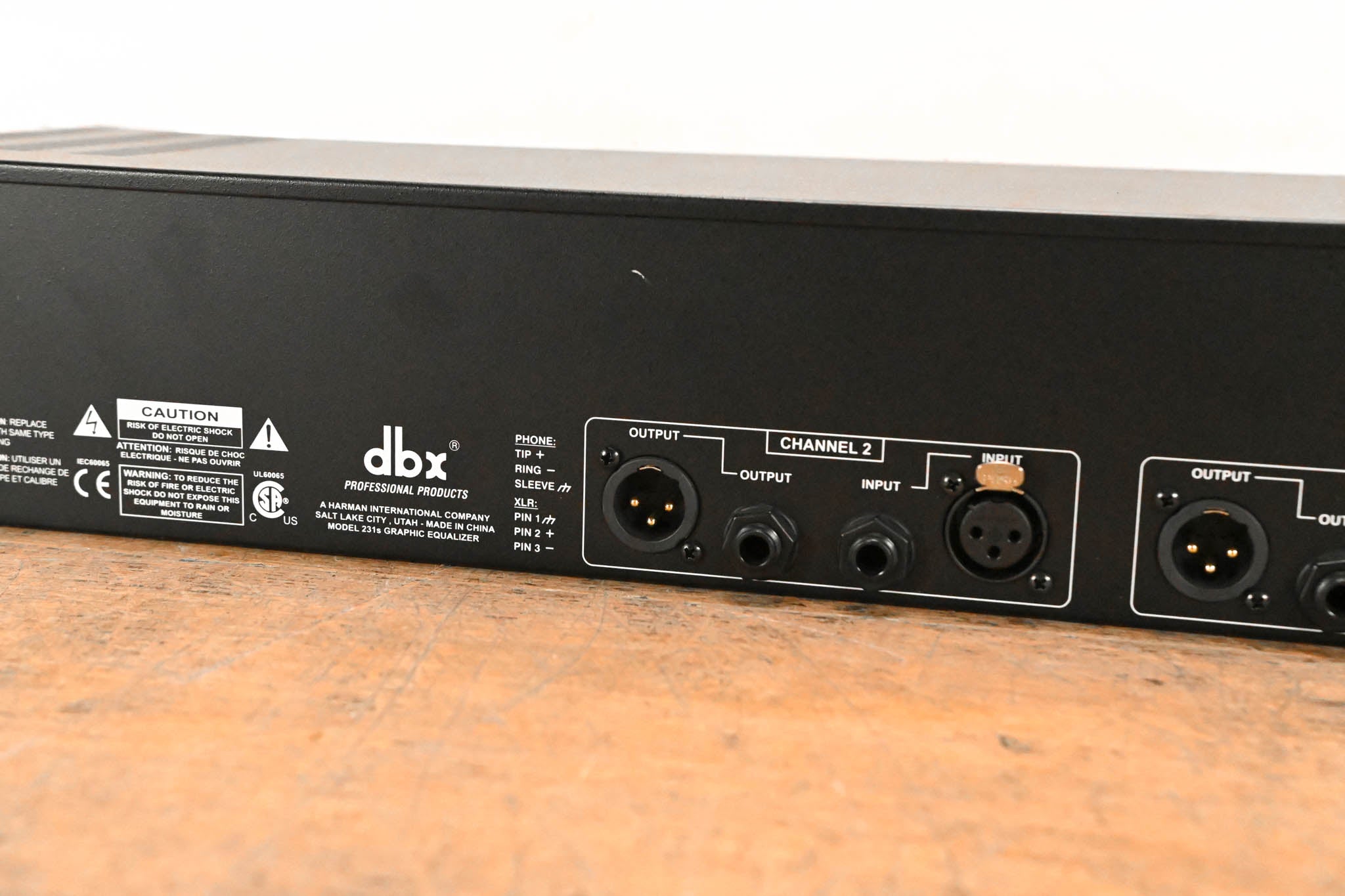 dbx 231s Two-Channel 31-Band Equalizer