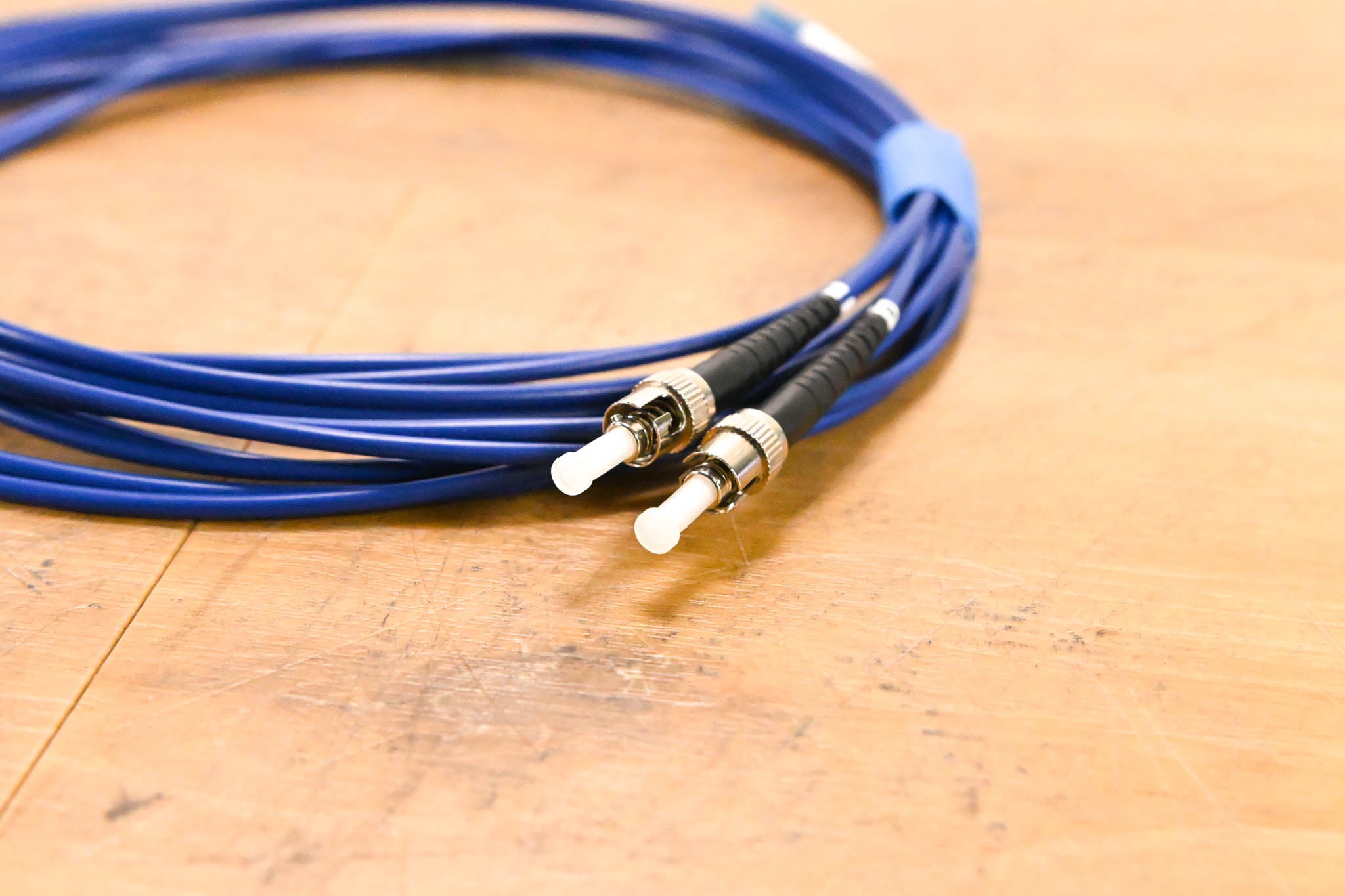 Unbranded LC-ST Duplex Fiber Optic Cable - 10'