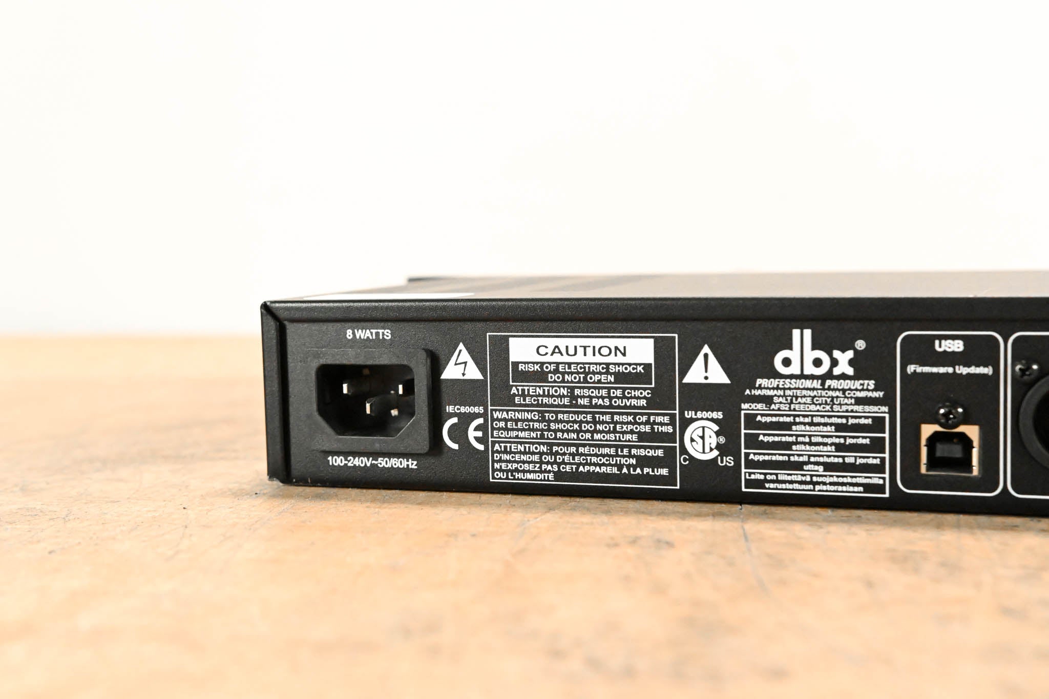 dbx AFS2-V Dual Channel Advanced Feedback Suppression Processor