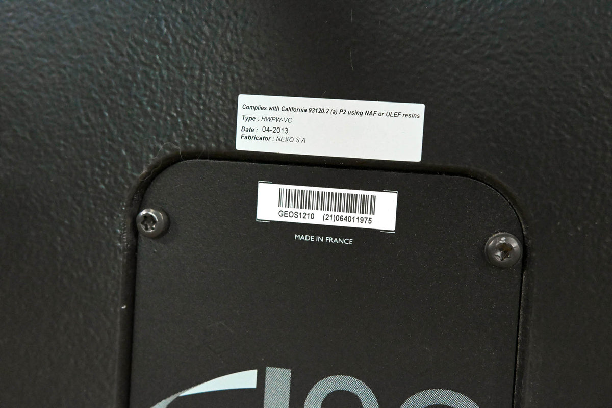 NEXO GEO S1210 2-Way Passive Loudspeaker (PAIR)