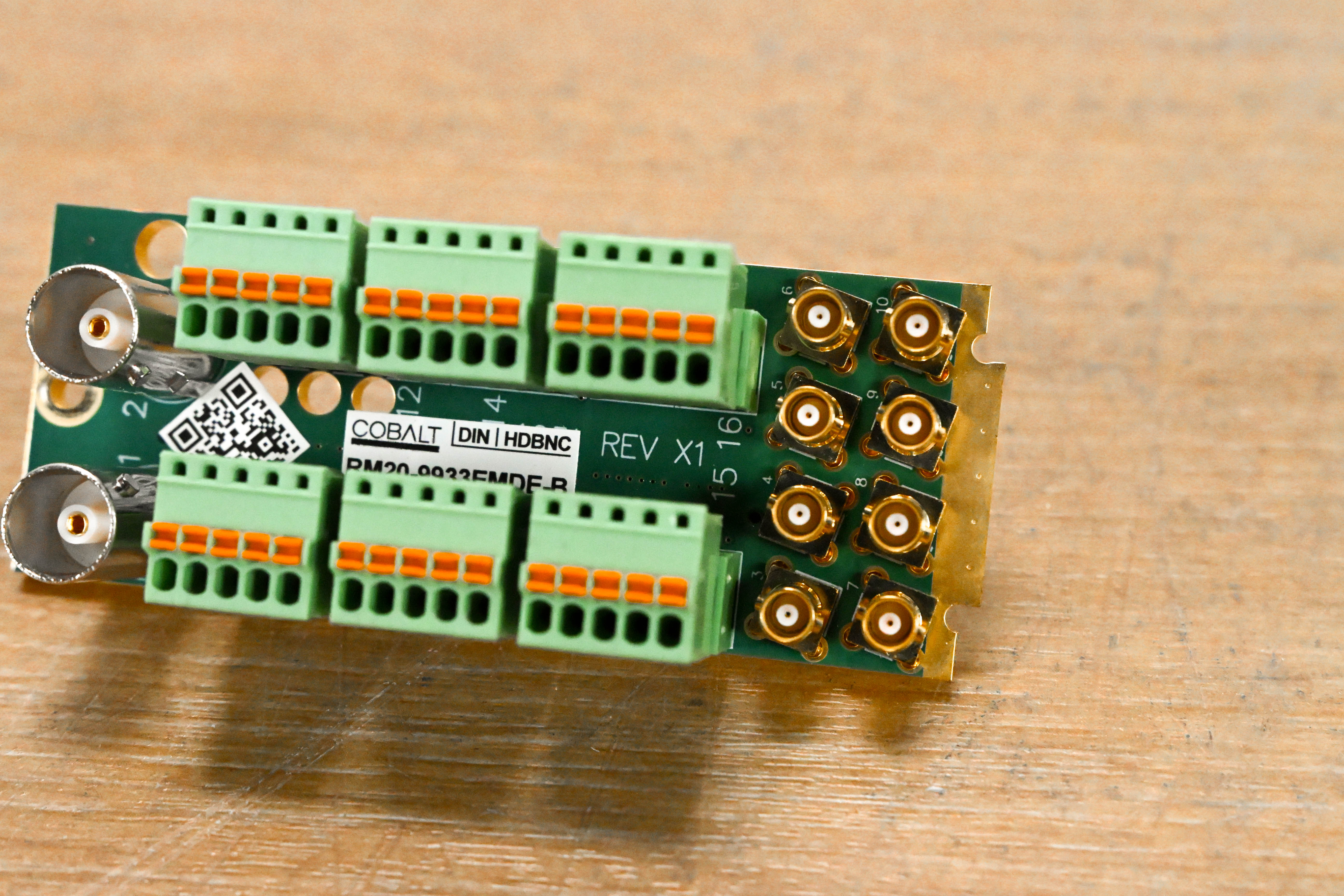 Cobalt RM20-9933EMDE-B-DIN Rear Module for 9933-EMDE-ADDA OpenGear Card
