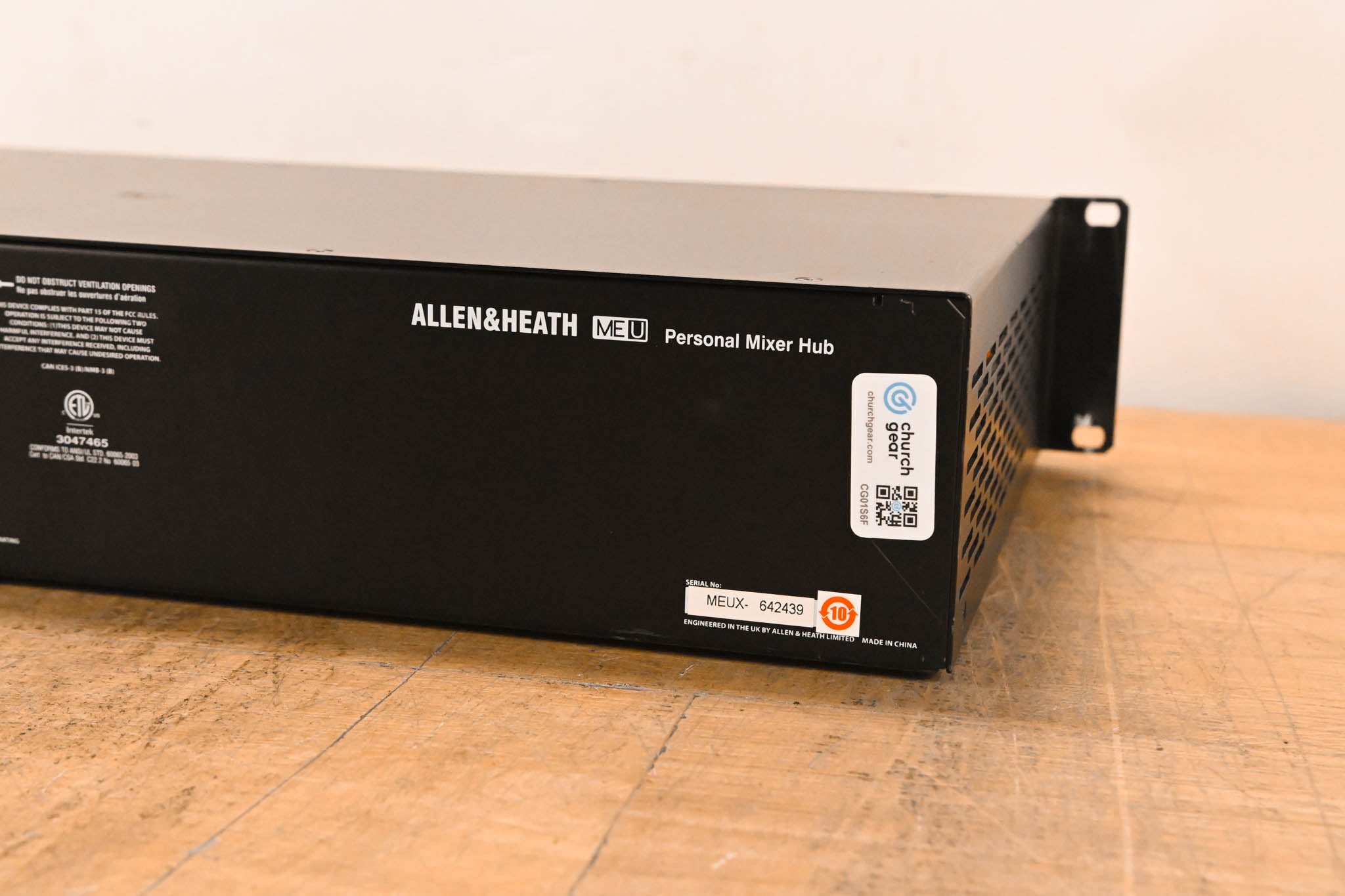 Allen & Heath ME-U 10-Port PoE Monitor Hub for ME-1 Personal Mixers