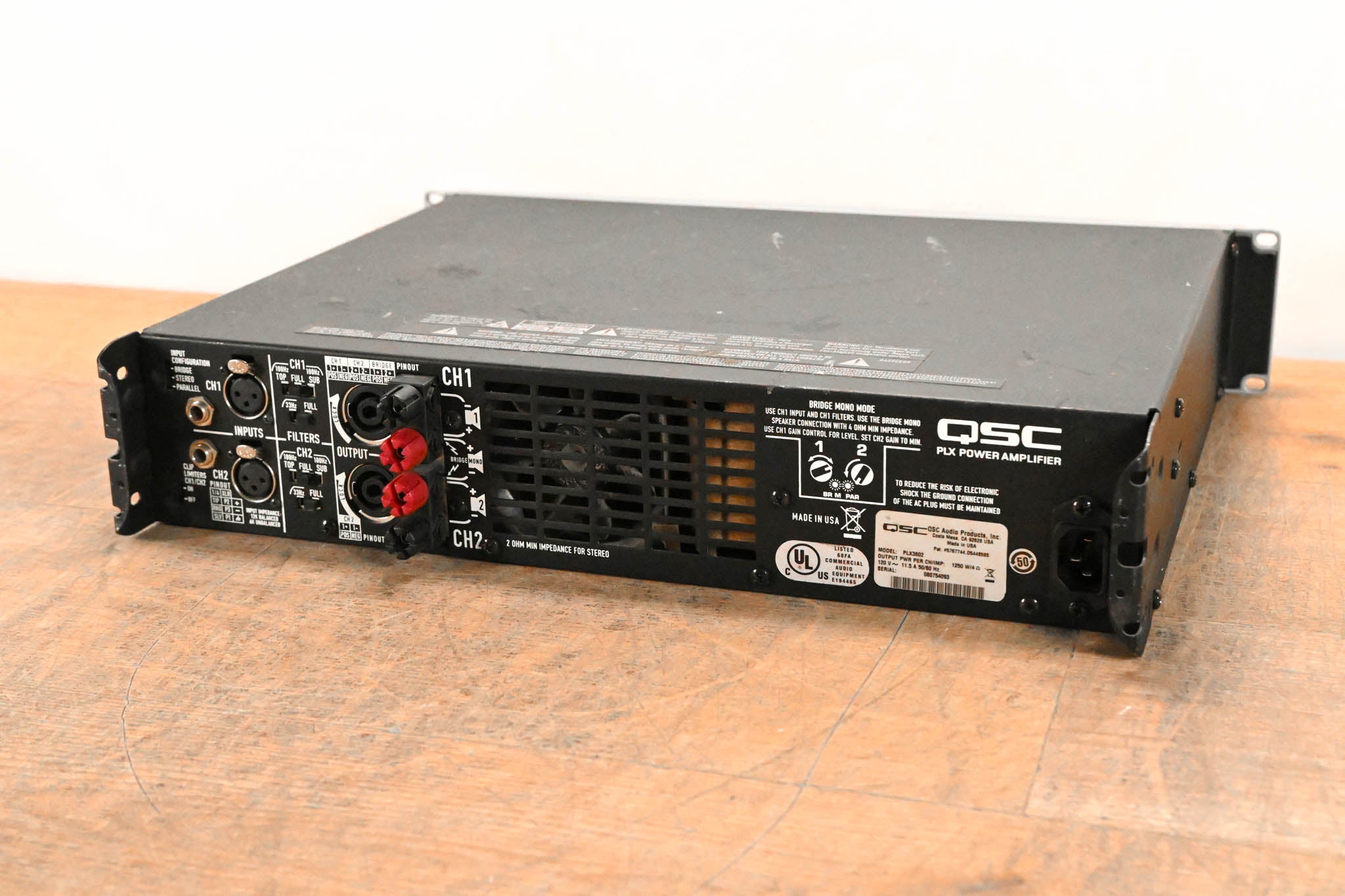QSC PLX3602 2-Channel Power Amplifier