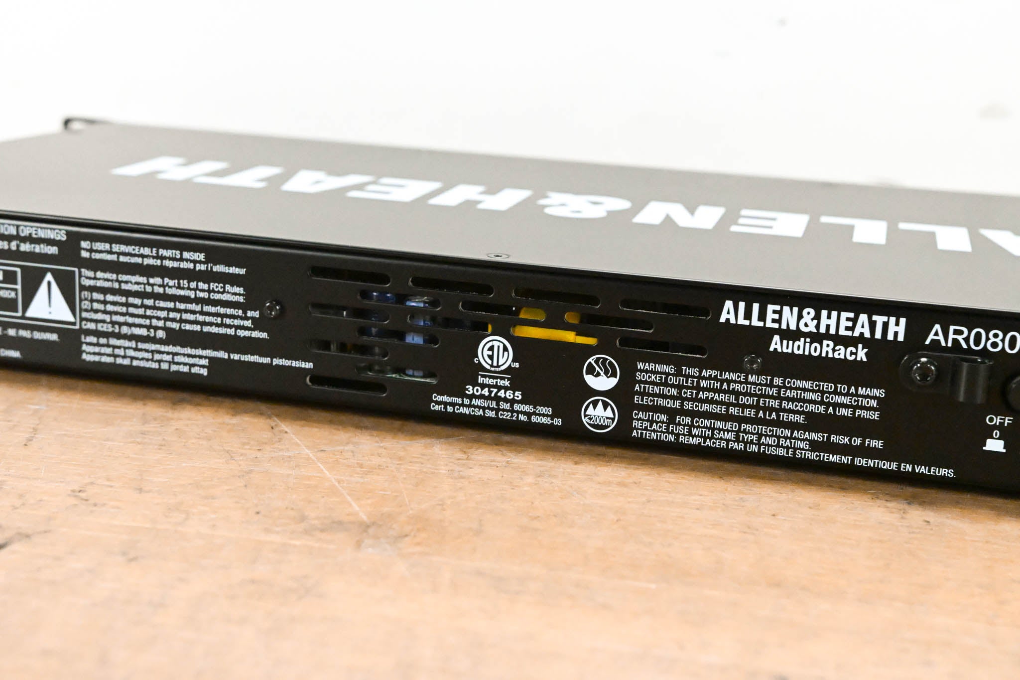 Allen & Heath AR84 8in / 4out Expansion AudioRack for GLD and Qu Mixers