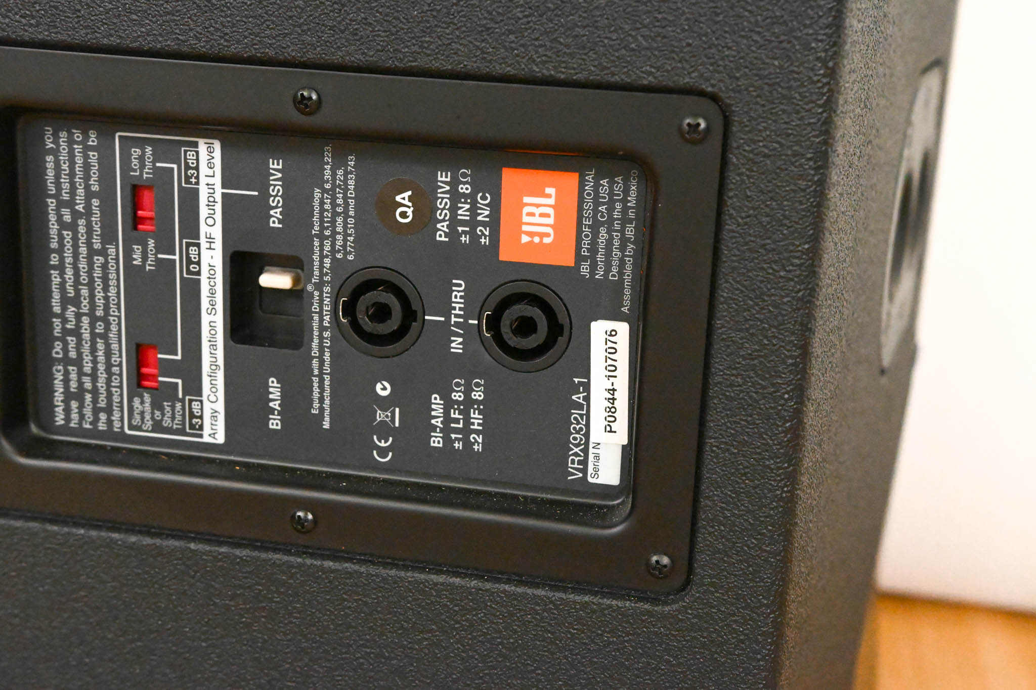 JBL VRX932LA-1 12" Two-Way Line Array Loudspeaker System (PAIR)