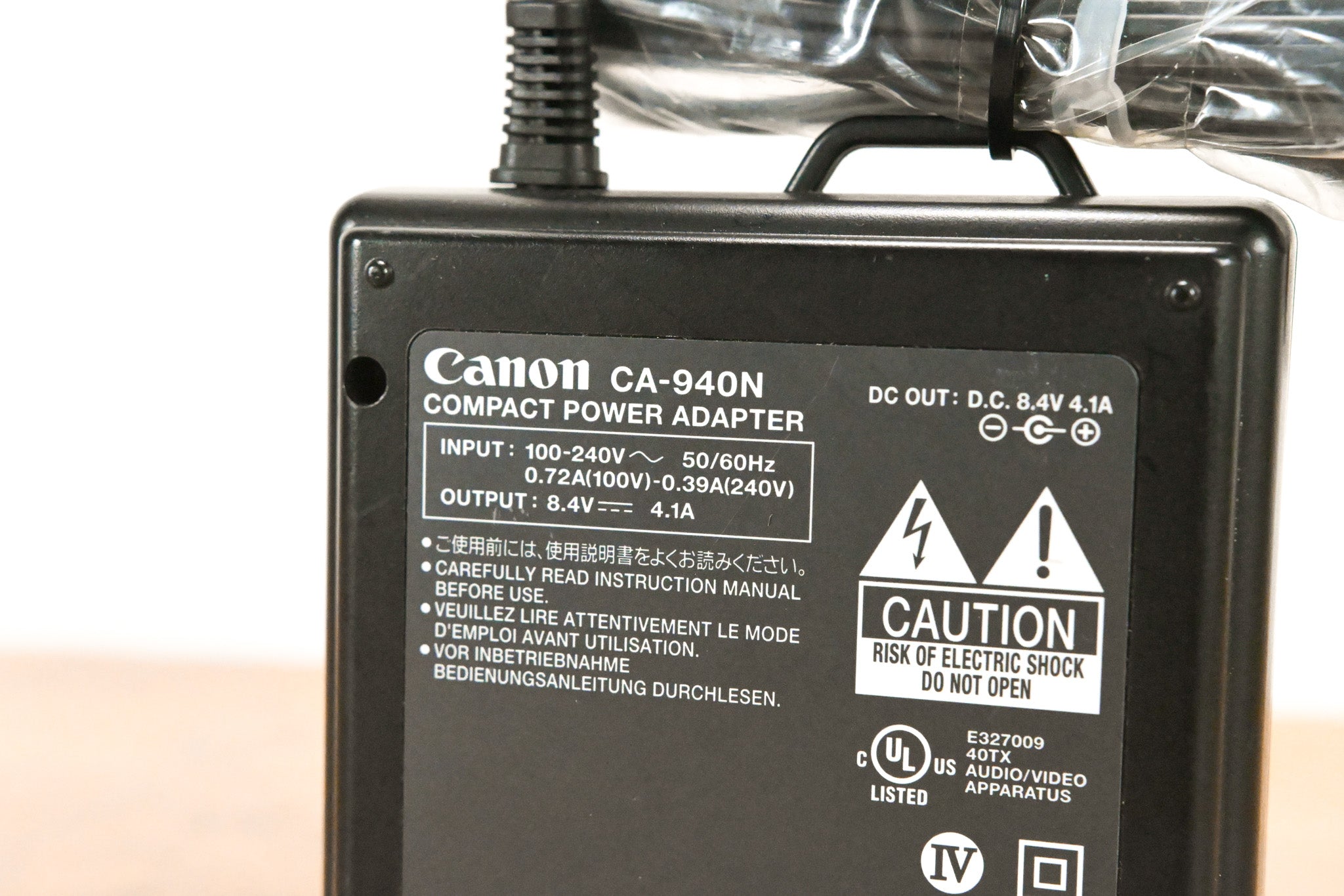 Canon CA-940N Compact Power Adapter (NO POWER SUPPLY)