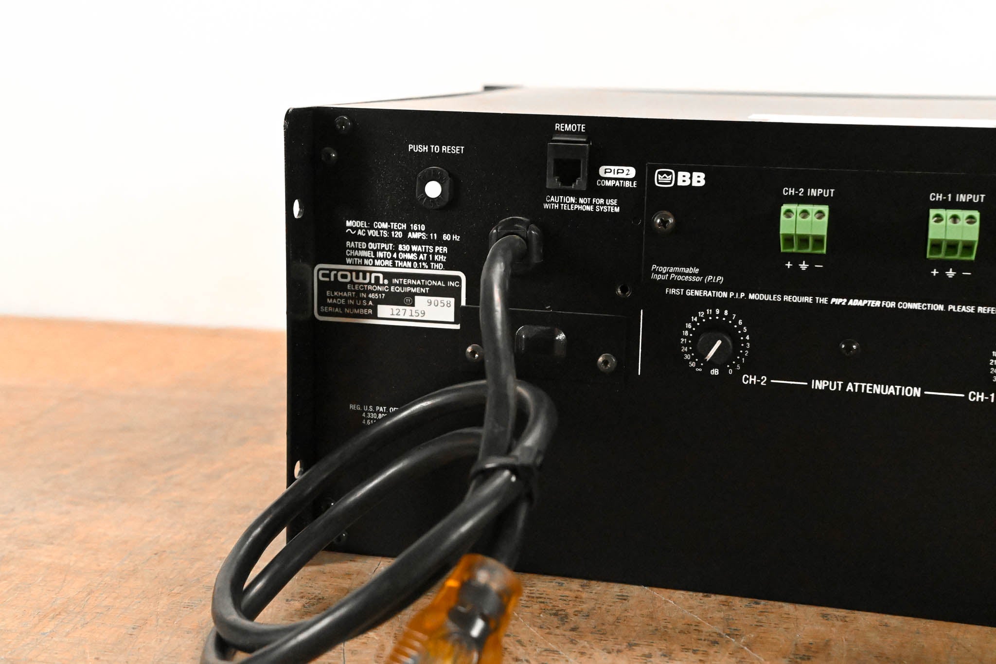 Crown Com-Tech 1610 2-Channel Power Amplifier
