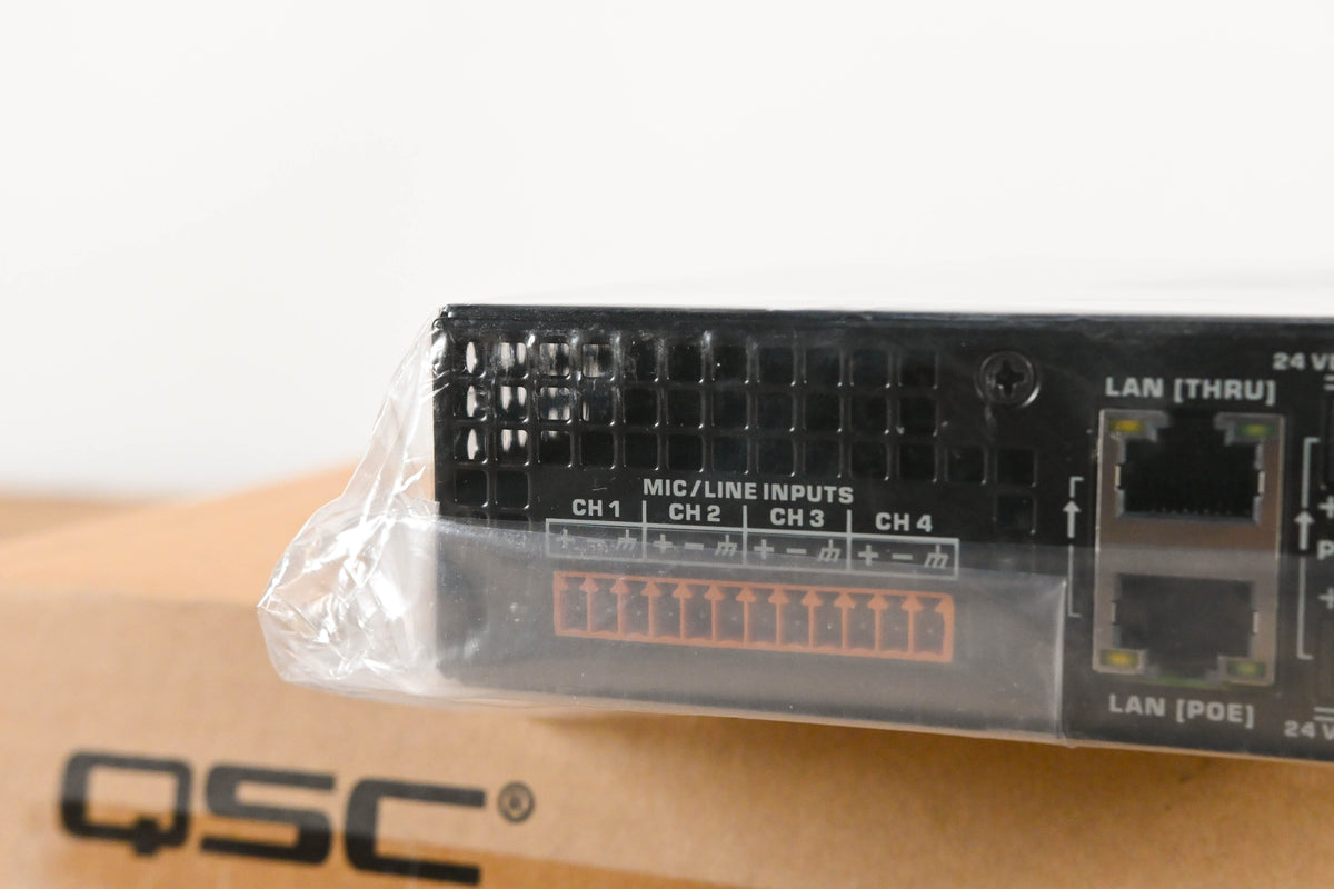 QSC Q-SYS QIO-ML4i Network Mic/Line Input Expander (NO POWER SUPPLY)
