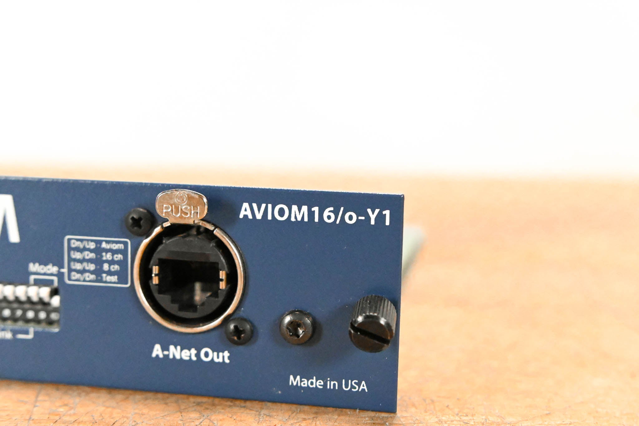Aviom 16/o-Y1 A-Net Card for Yamaha Digital Products