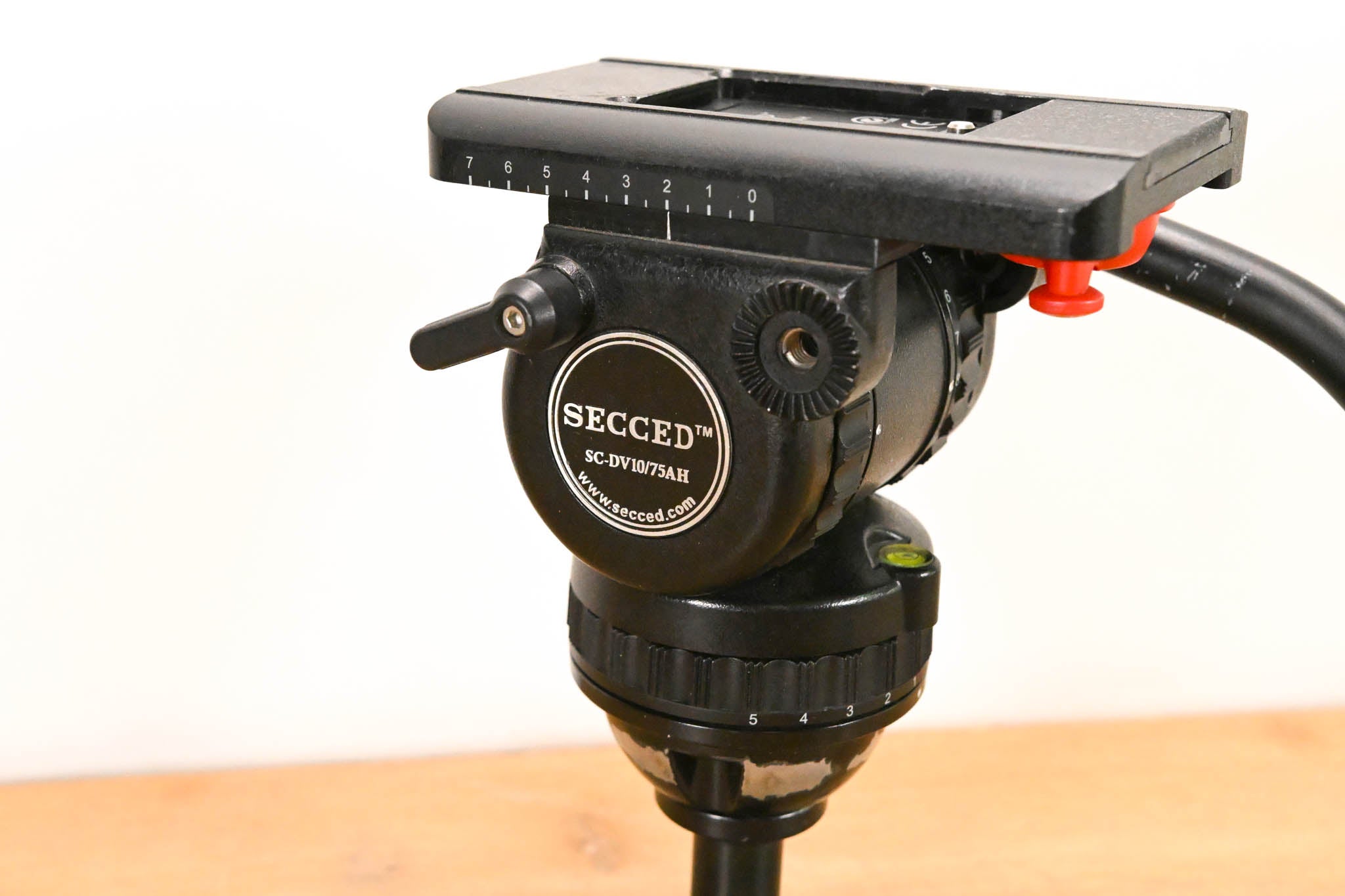 Secced SC-DV10/75AH 75mm Fluid Video Head w/ Pan Bar
