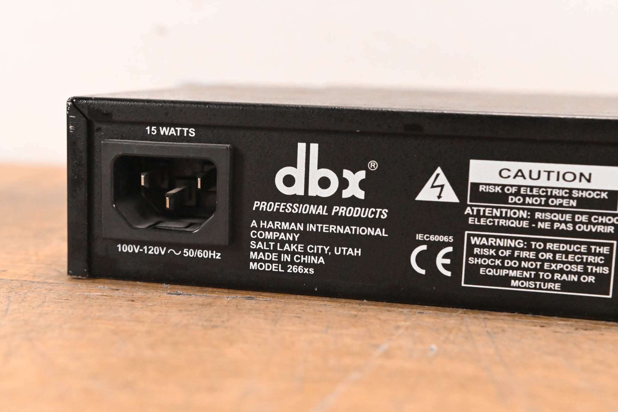 dbx 266xs 2-Channel Compressor/Gate CG01UQA