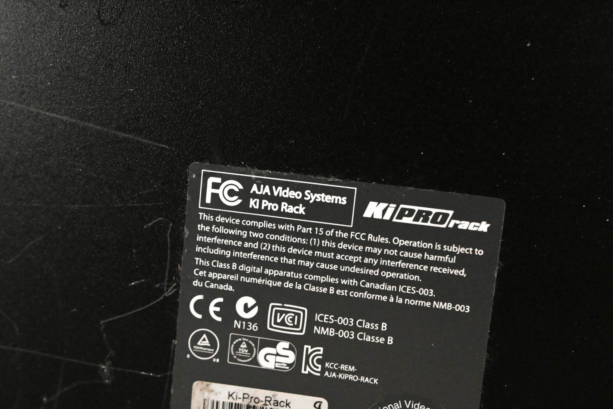 AJA Ki Pro Rack File-Based 1RU Video Recorder and Player