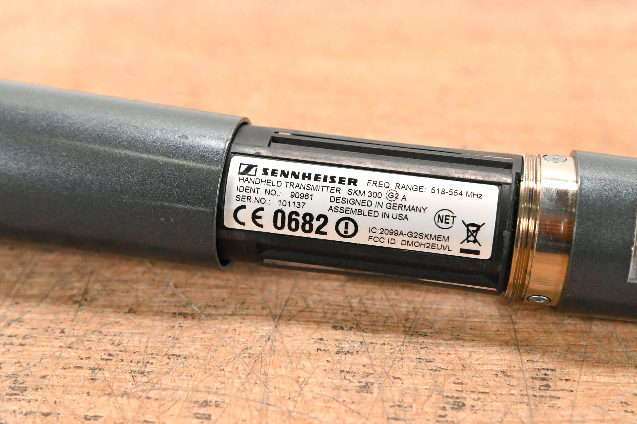Sennheiser ew 300 G2 Handheld Wireless System 518-554MHz NO POWER SUPPLY