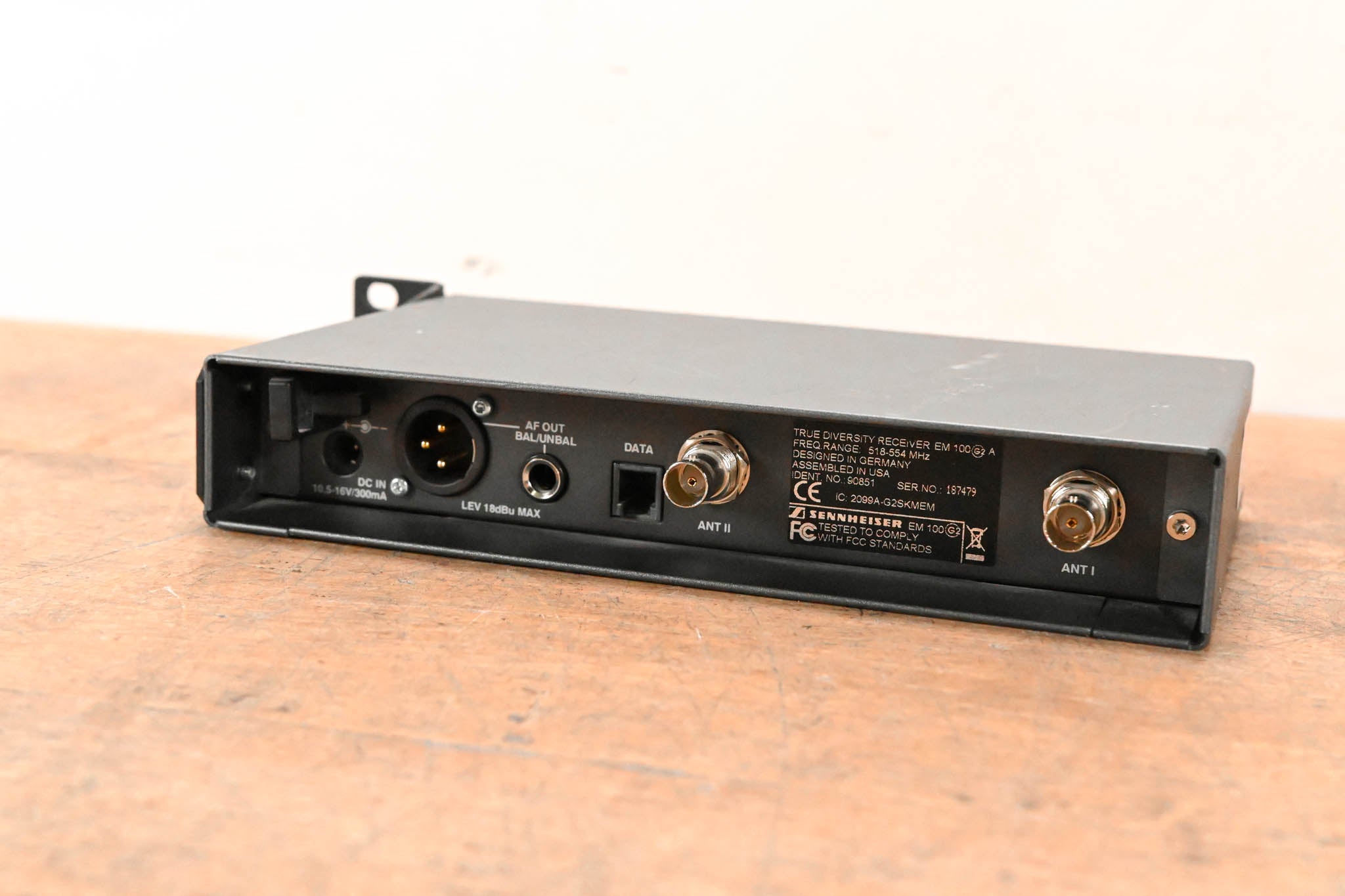 Sennheiser ew 100 G2 Bodypack Wireless System 518-554MHz NO POWER SUPPLY
