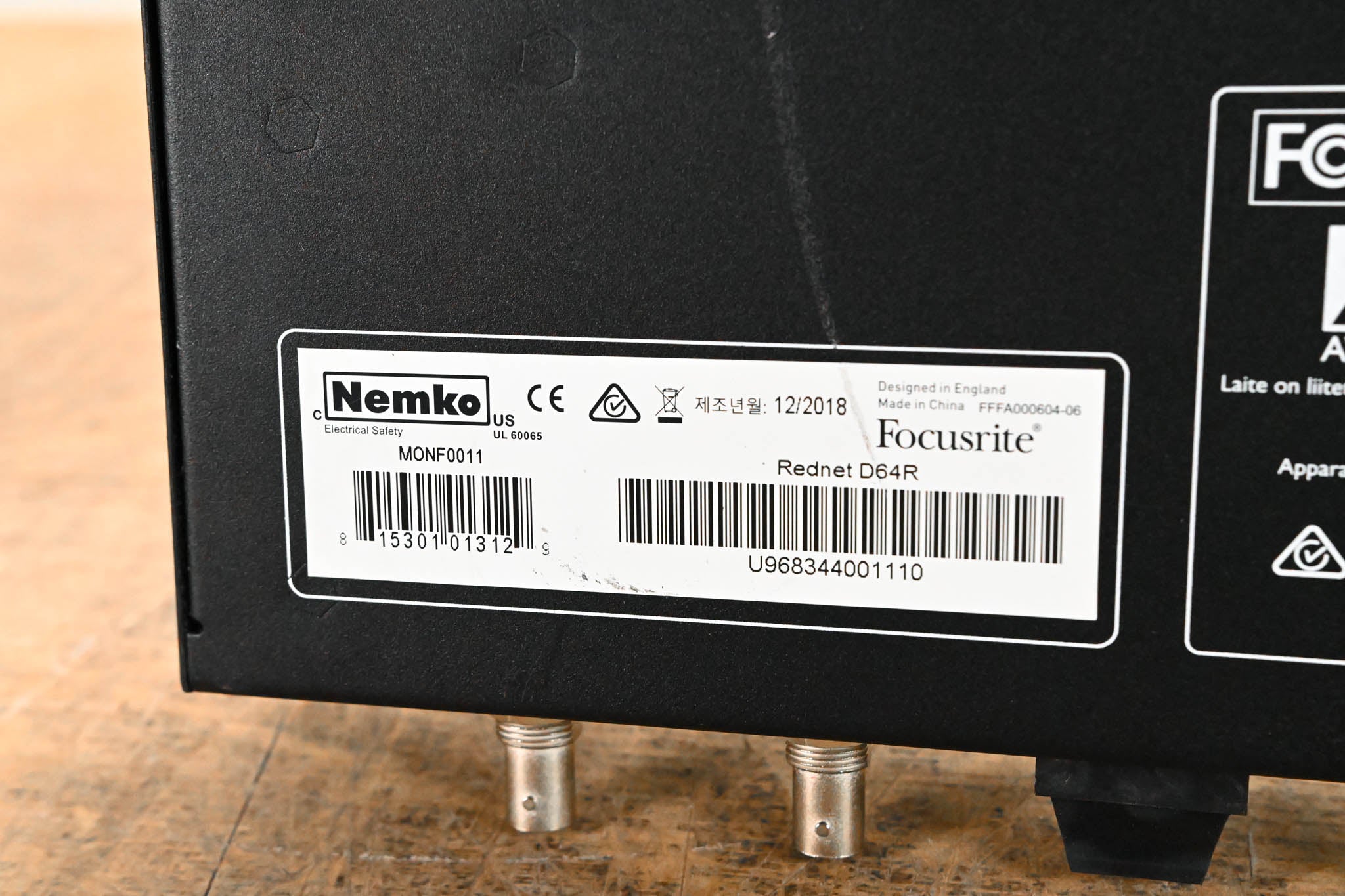 Focusrite RedNet D64R 64-Channel Dante to MADI Interface