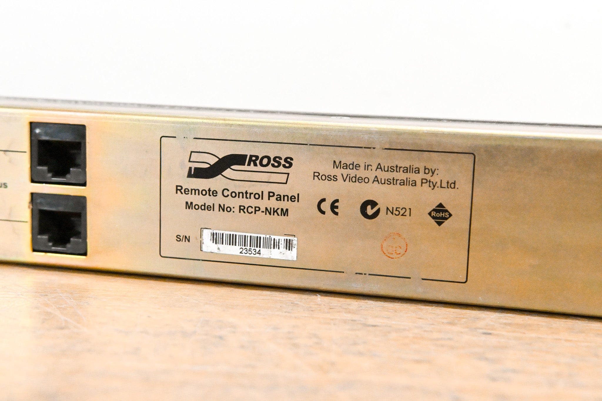 Ross RCP-NKM 1RU Remote Control Panel (NO POWER SUPPLY)