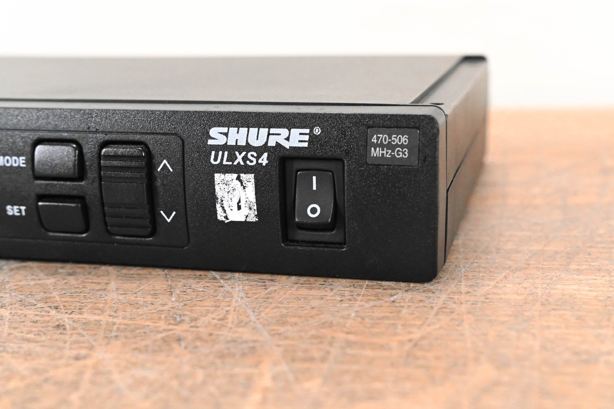 Shure ULXS4 Wireless Receiver - G3 Band: 470-506 MHz (NO POWER SUPPLY)