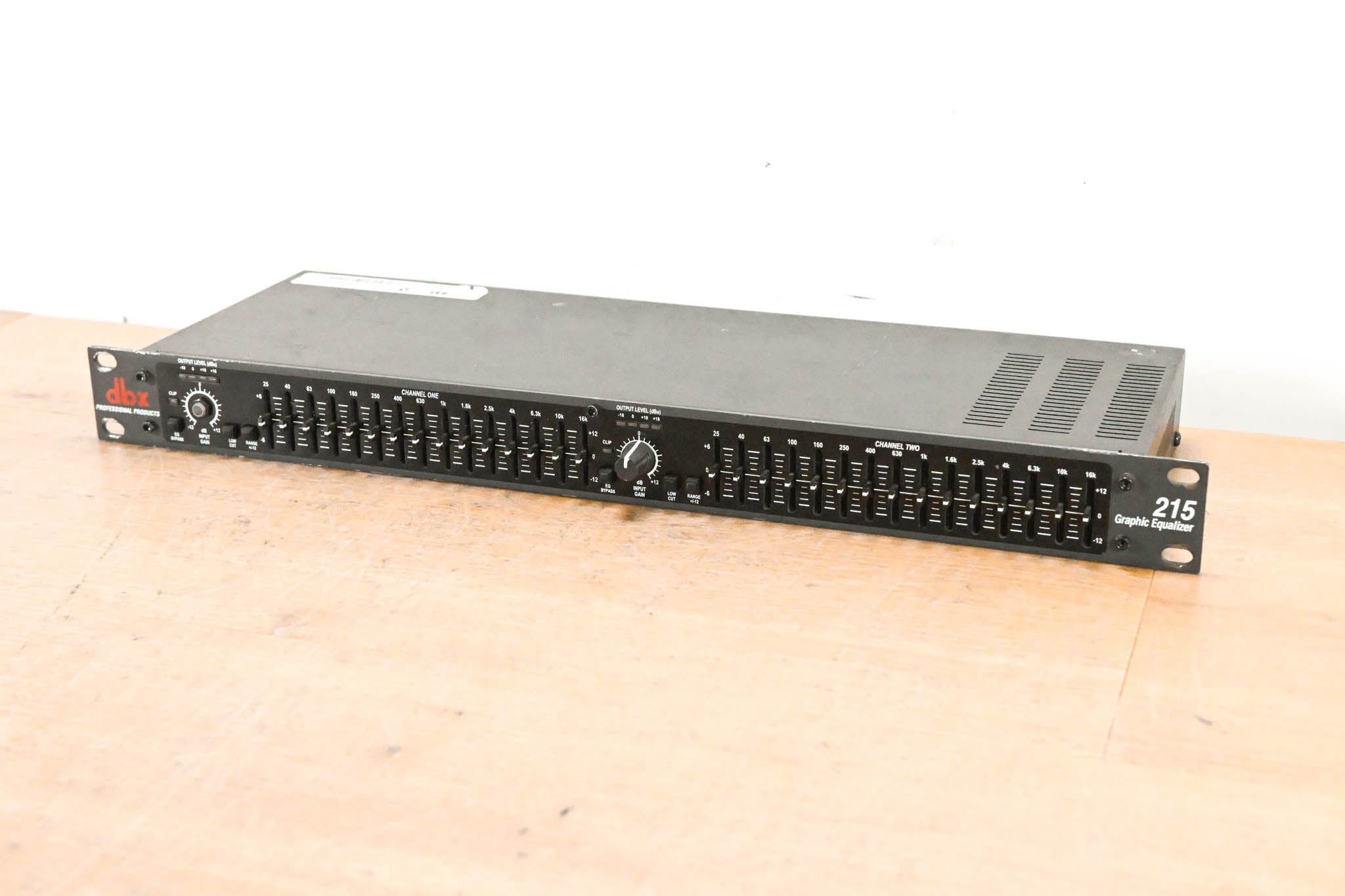 dbx 215 Dual Channel 15-Band Graphic Equalizer