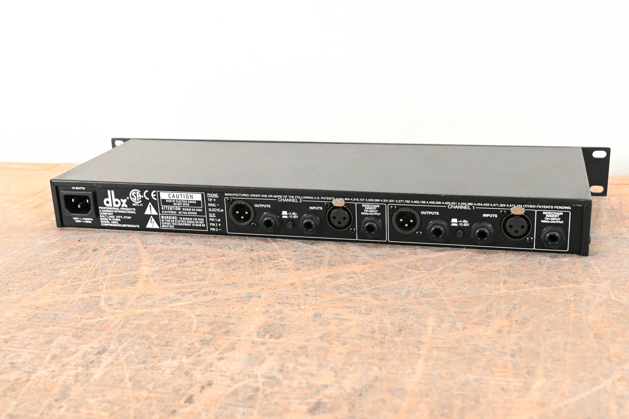 dbx 166XL 2-Channel Compressor/Limiter/Gate