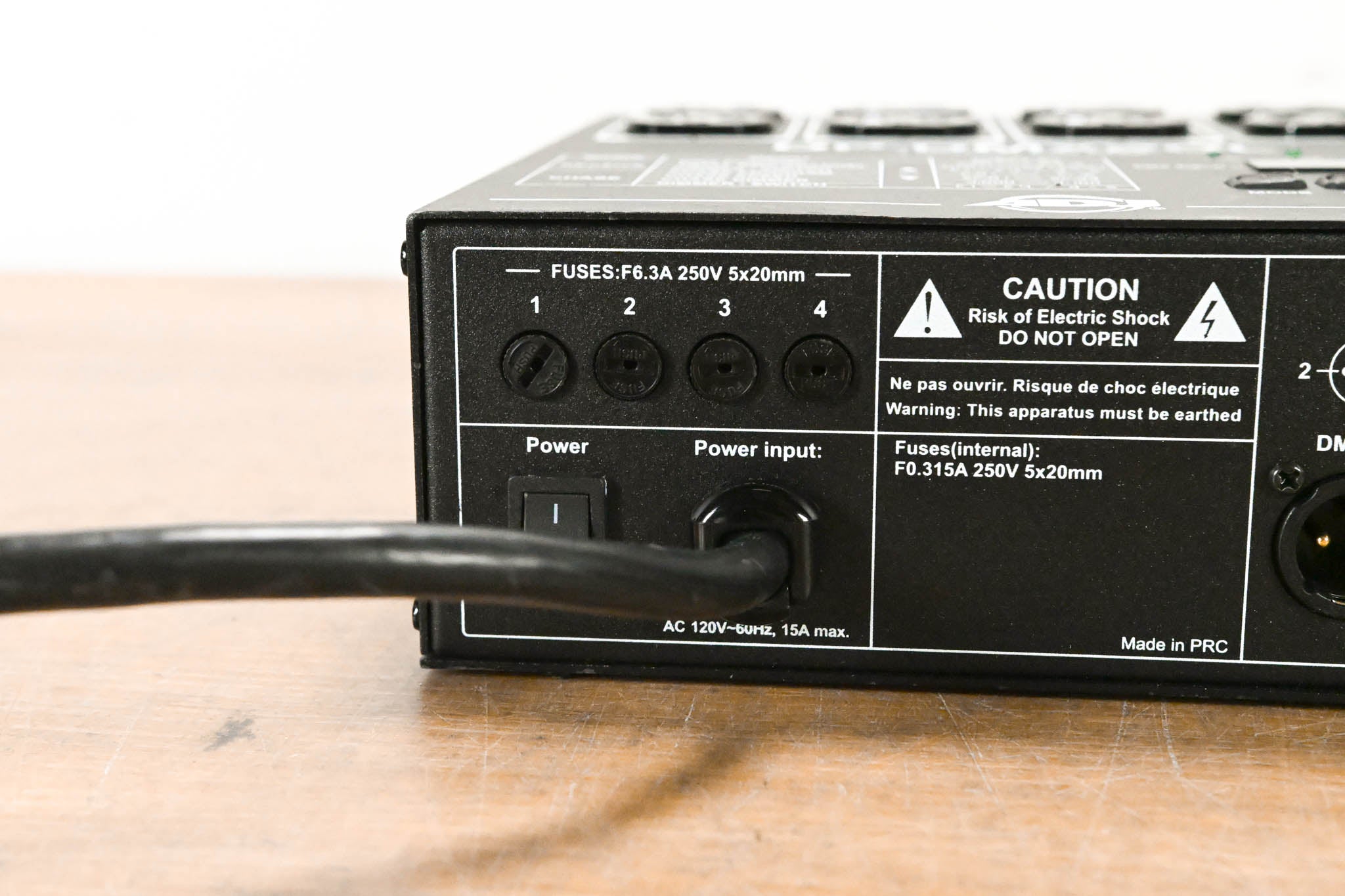 American DJ DP-DMX20L Four-Channel DMX Dimmer Pack