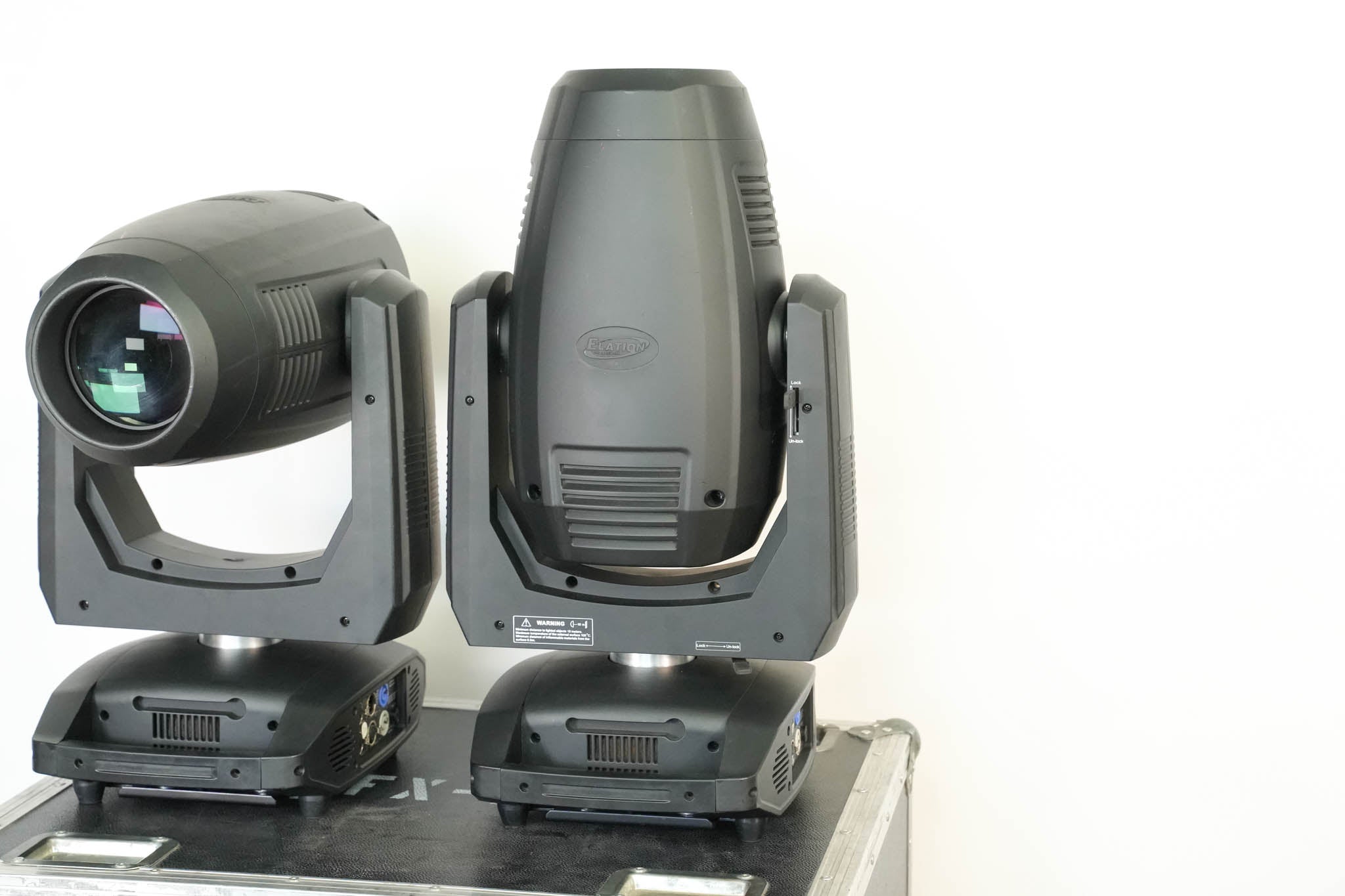 Elation Platinum HFX Hybrid 3-in-1 Moving Head Light Pair w/ Flight Case