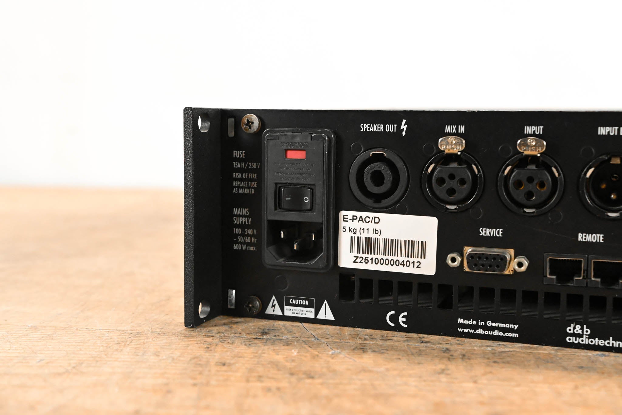 d&b audiotechnik E-PAC Single-Channel Power Amplifier Controller