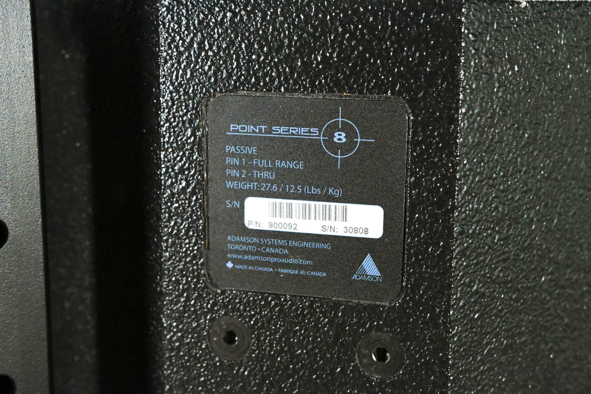 Adamson Point 8 Full-Range Point Source Loudspeaker (PAIR)
