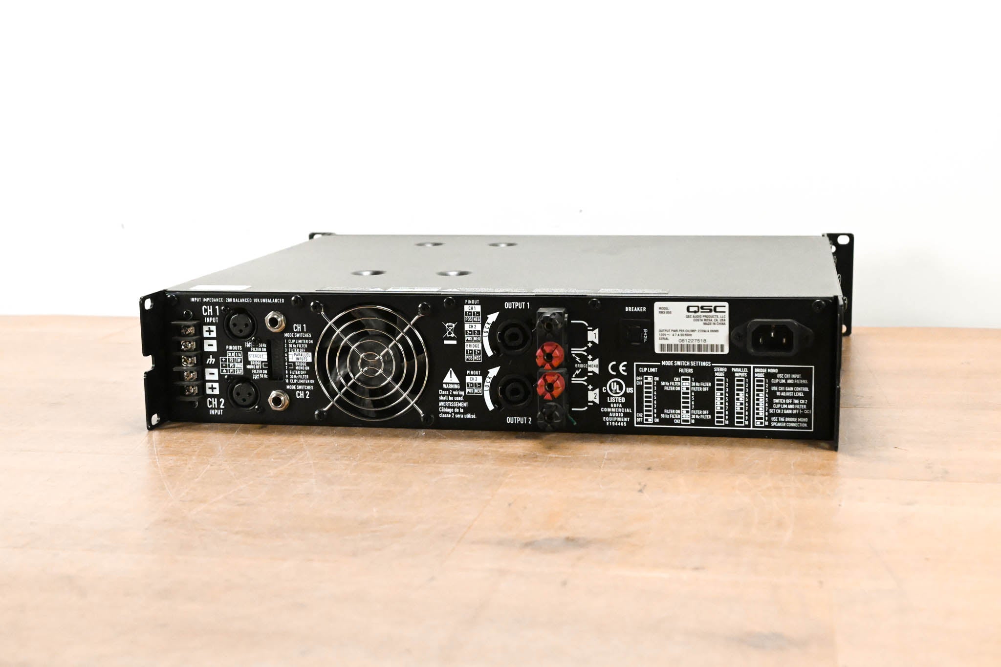 QSC RMX850 2-Channel Power Amplifier