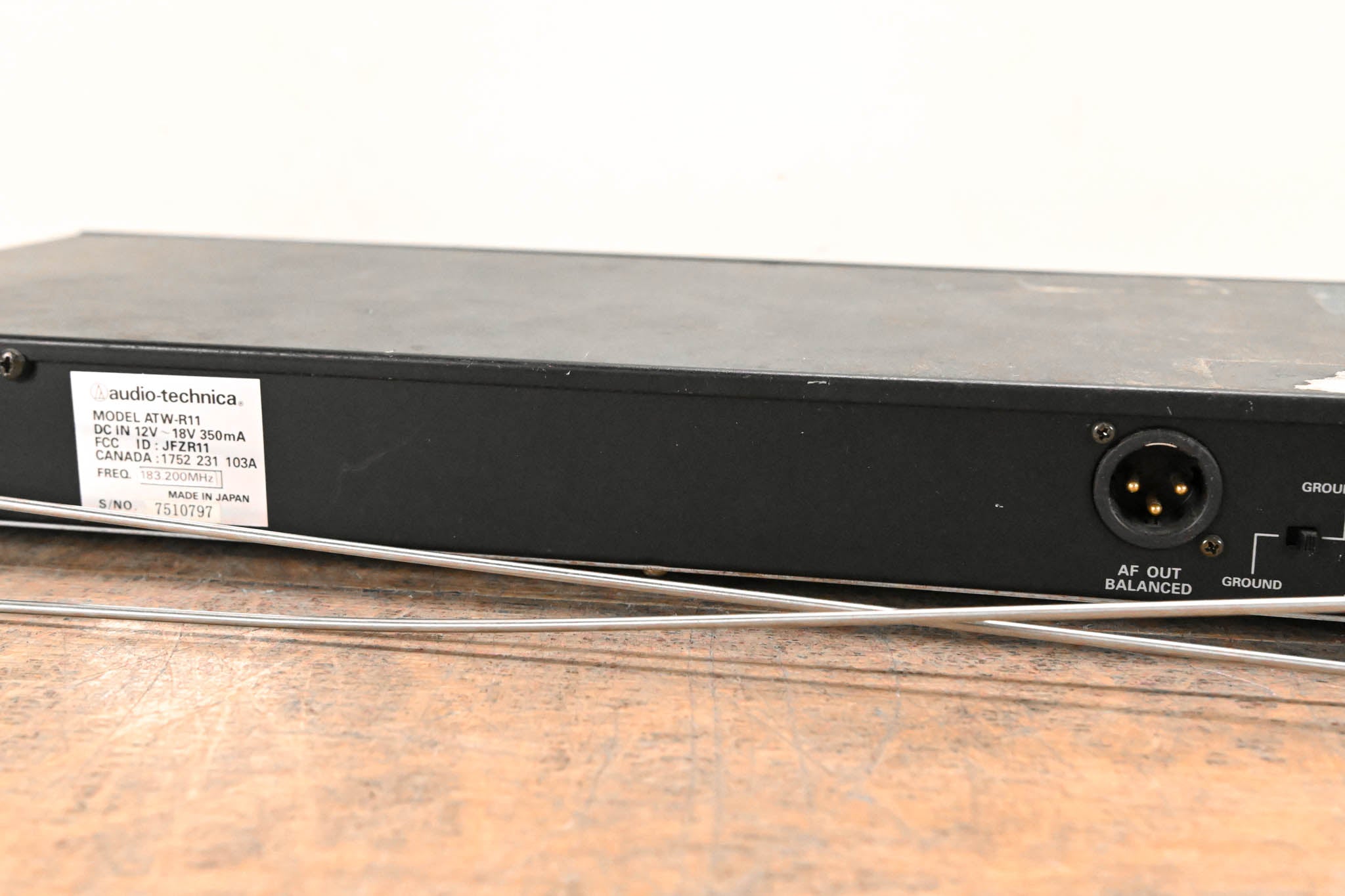 Audio-Technica ATW-R11 Wireless VHF Diversity Receiver (NO POWER SUPPLY)