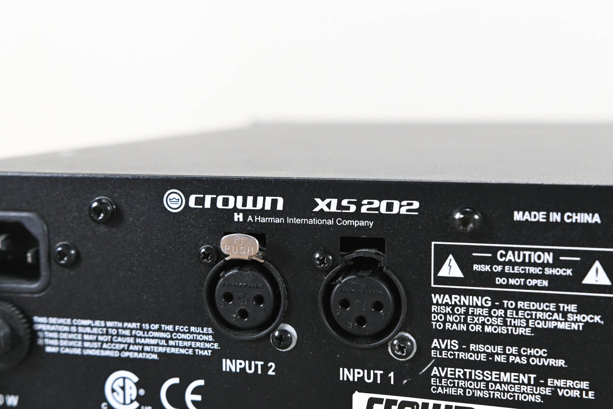 Crown XLS 202 2-Channel Power Amplifier