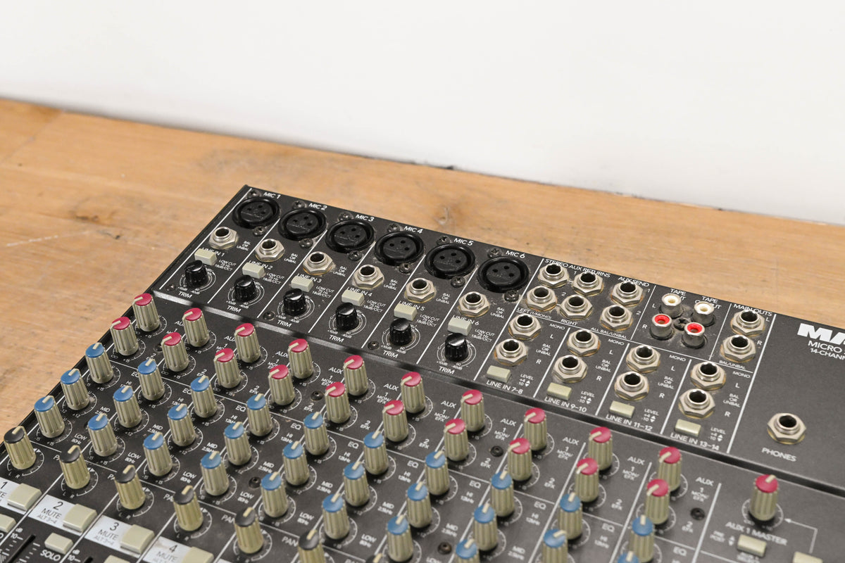 Mackie 1402-VLZ Micro Series 14-Channel Audio Mixer
