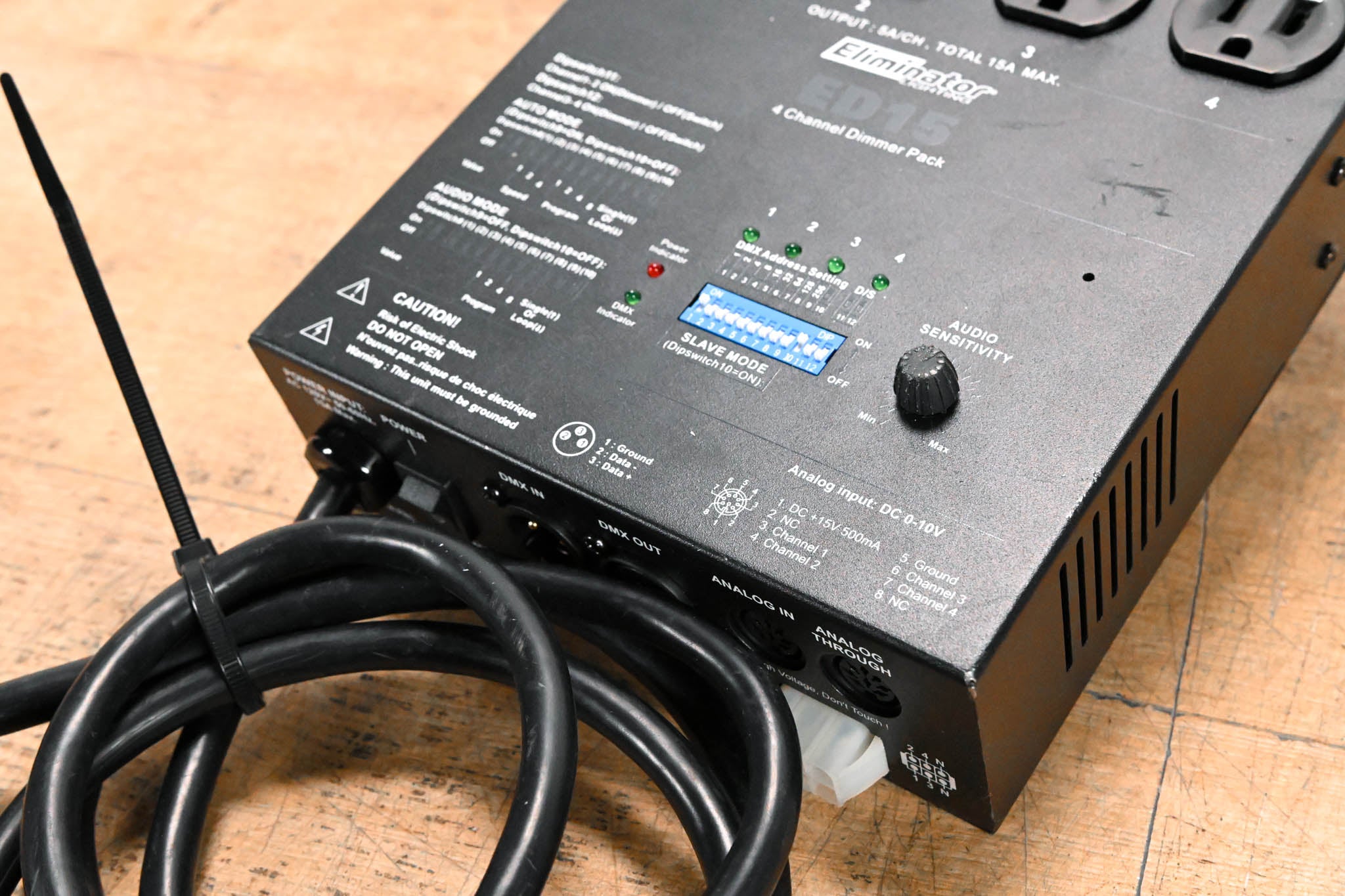Eliminator Lighting ED15 4-Channel Dimmer Pack