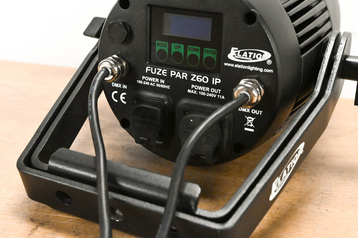 Elation FUZE PAR Z60 IP 60W RGBW LED Par with Zoom (NO POWER CABLE)
