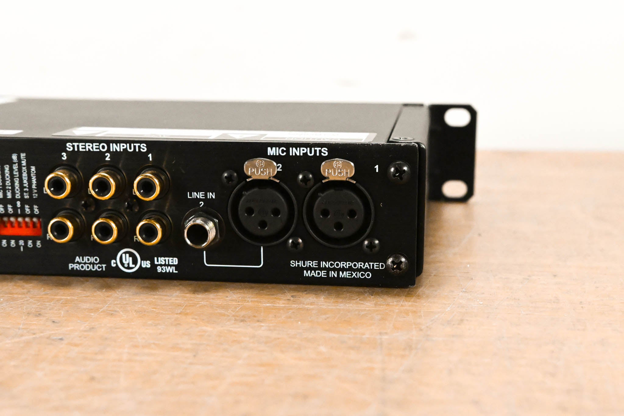 Shure SCM262 Stereo Microphone Mixer