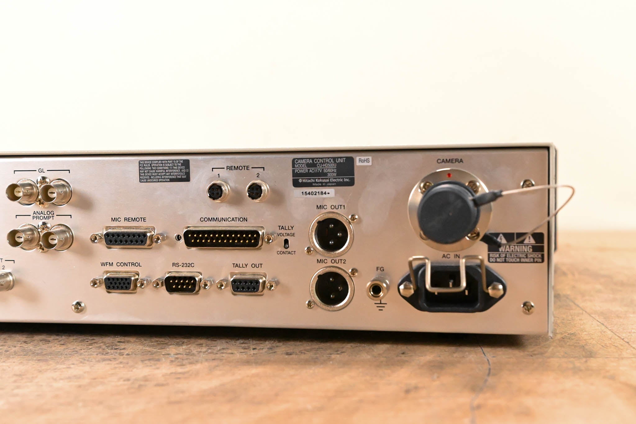 Hitachi CU-HD500 Fiber Optic Camera Control Unit